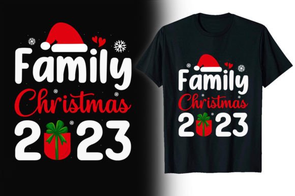 Family Christmas 2022: Graphics for Print Templates
