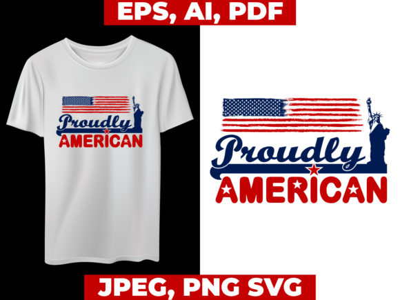 Proudly American: Graphics for Print Templates
