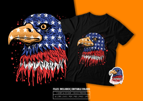 T-shirt Design - American Eagle Graphics