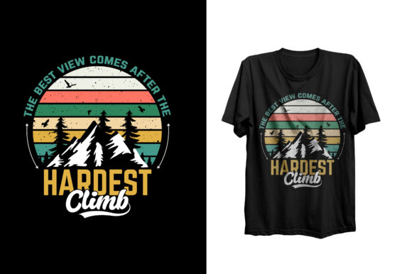 The Hardest Climb Graphics for Print Templates & Branding
